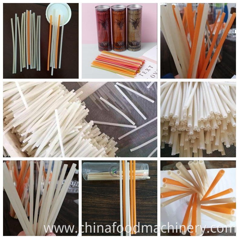 edible straw samples